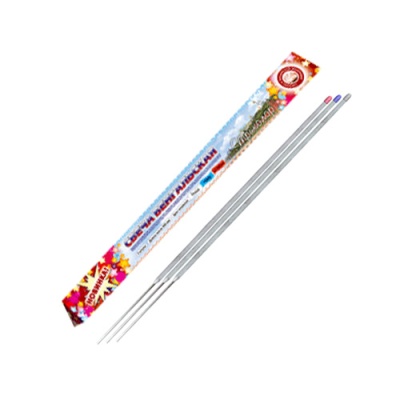 Триколор 300 мм. Бенгальские огни цветные купить в Богучаре | boguchar.salutsklad.ru