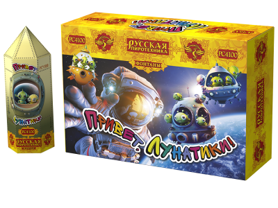 Привет, лунатики! Пиротехнический фонтан купить в Богучаре | boguchar.salutsklad.ru