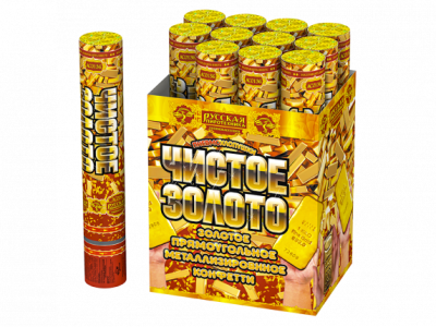 Чистое Золото 30 Пневматическая хлопушка купить в Богучаре | boguchar.salutsklad.ru