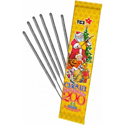 200 мм. Бенгальские огни купить в Богучаре | boguchar.salutsklad.ru